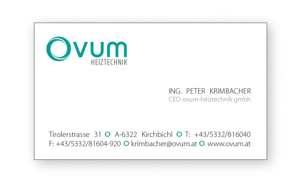 Ovum Visitenkarten